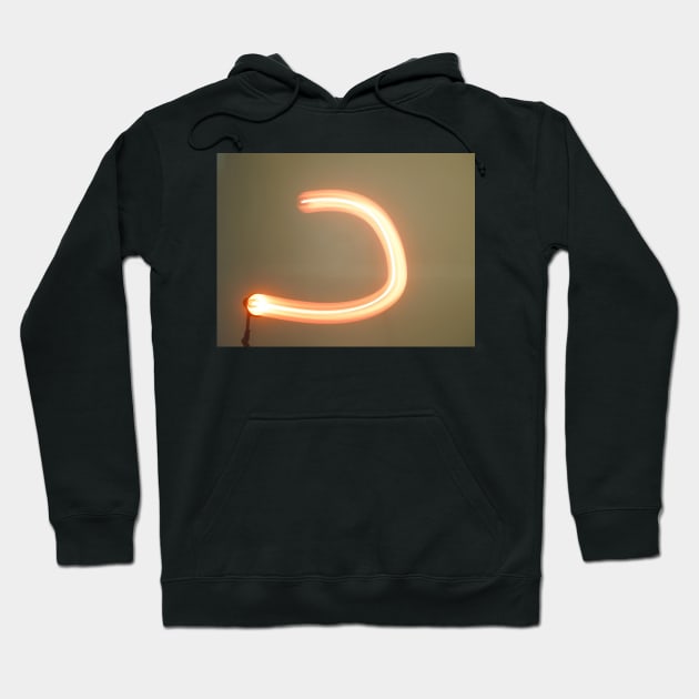 Light Beam Hoodie by BenjiRetroWave